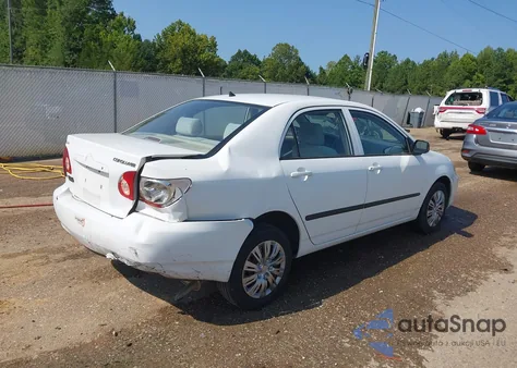2004 Toyota Corolla Ce из США, поврежденный, VIN JTDBR32E842044119